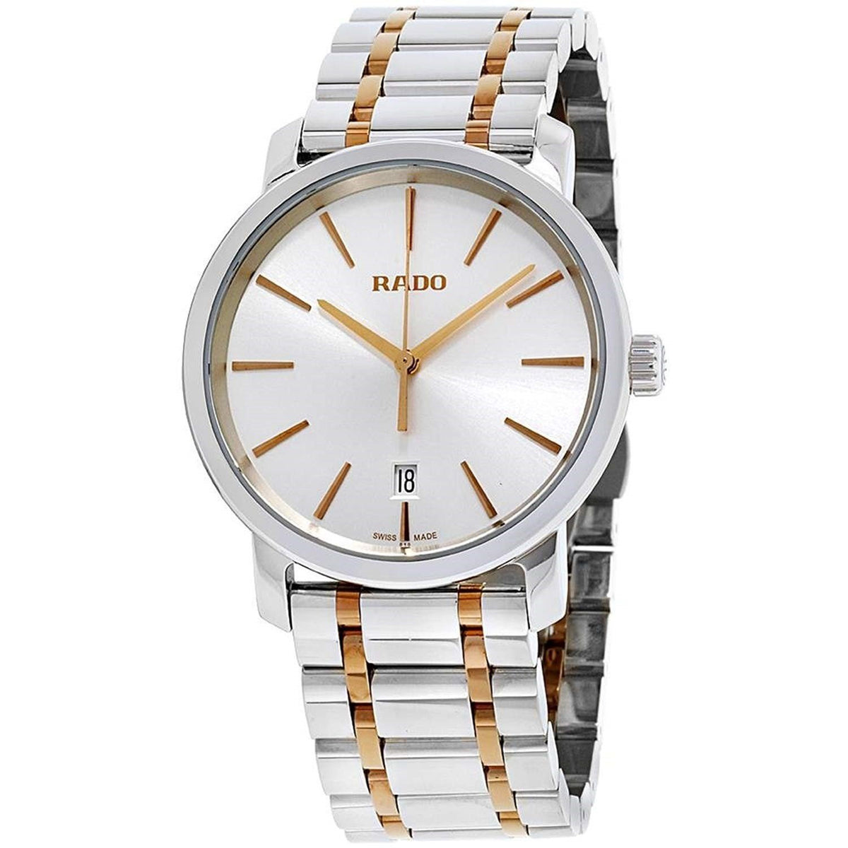 Rado Men&#39;s R14078103 Diamaster XXL Two-Tone Stainless Steel Watch