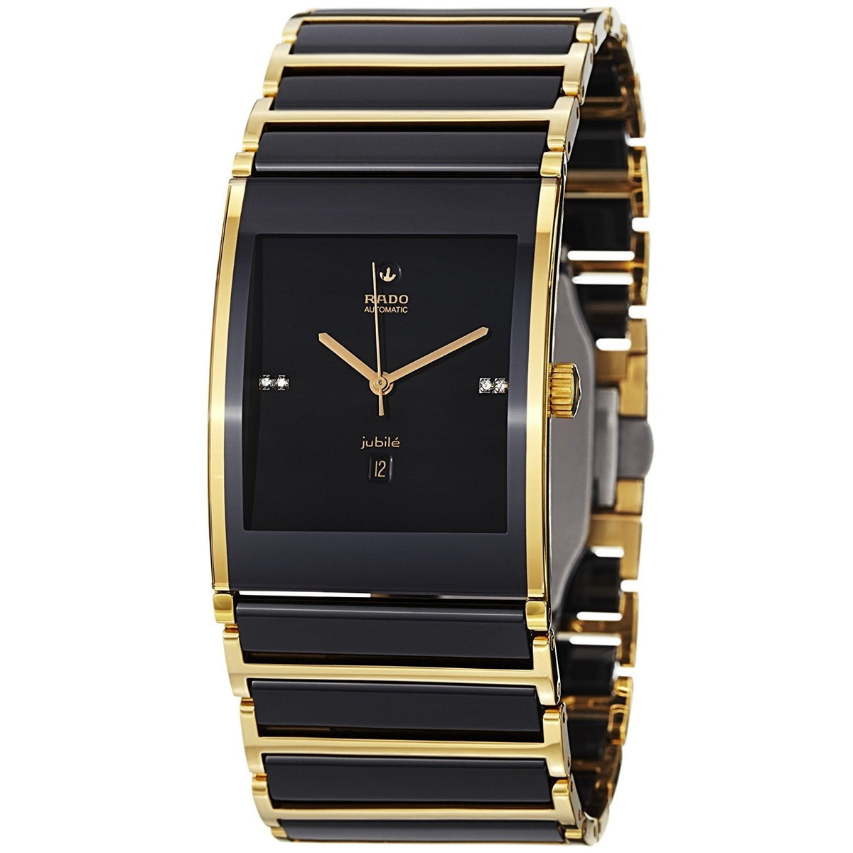 Rado Men&#39;s R20847702 Integral Diamond Automatic Two-Tone Stainless steel and Ceramic Watch