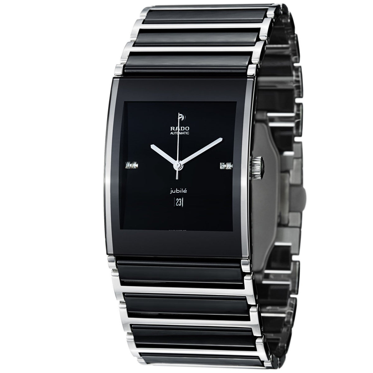 Rado Men&#39;s R20852702 Integral Diamond Two-Tone Ceramic Watch