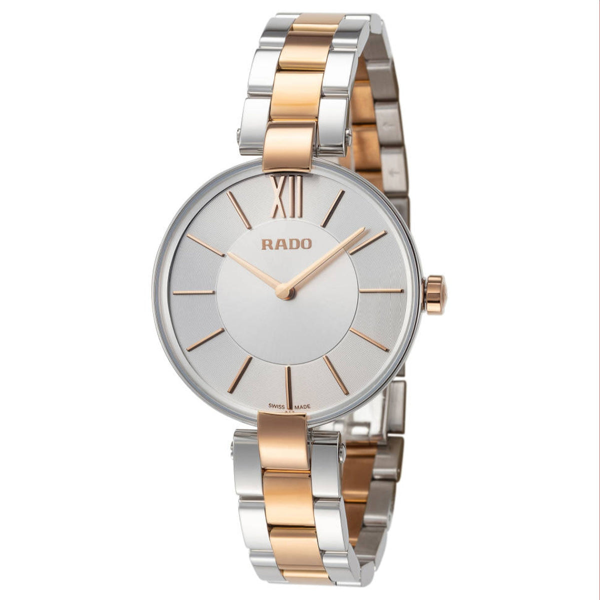 Rado Coupole Women&#39;s R22850103 Two-Tone Stainless Steel Watch