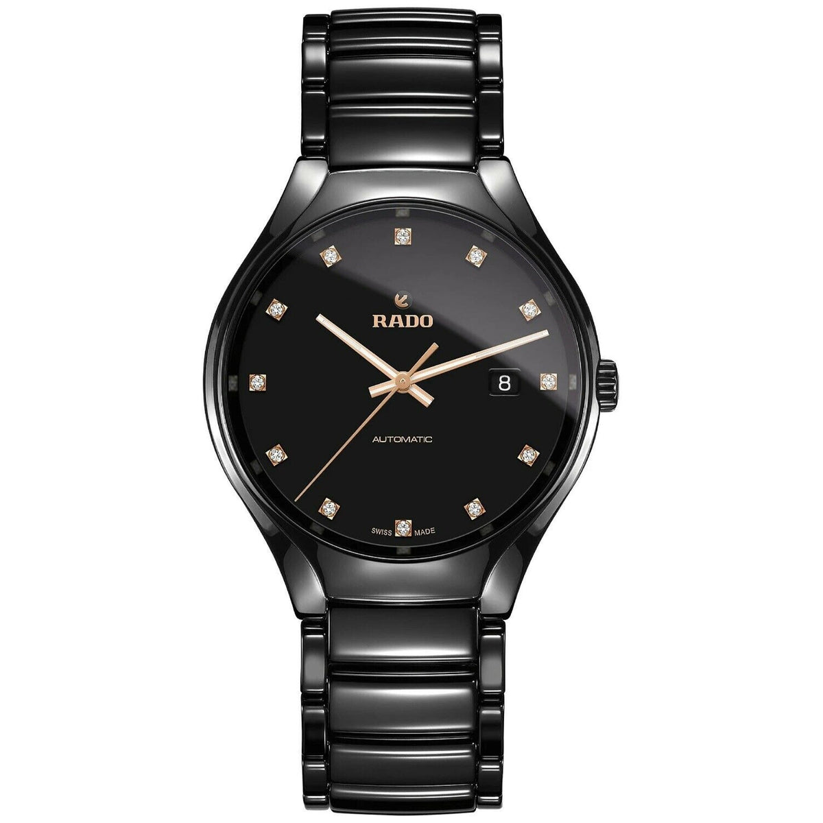 Rado TRUE Men&#39;s R27056732 Black (High-Tech) Ceramic Watch