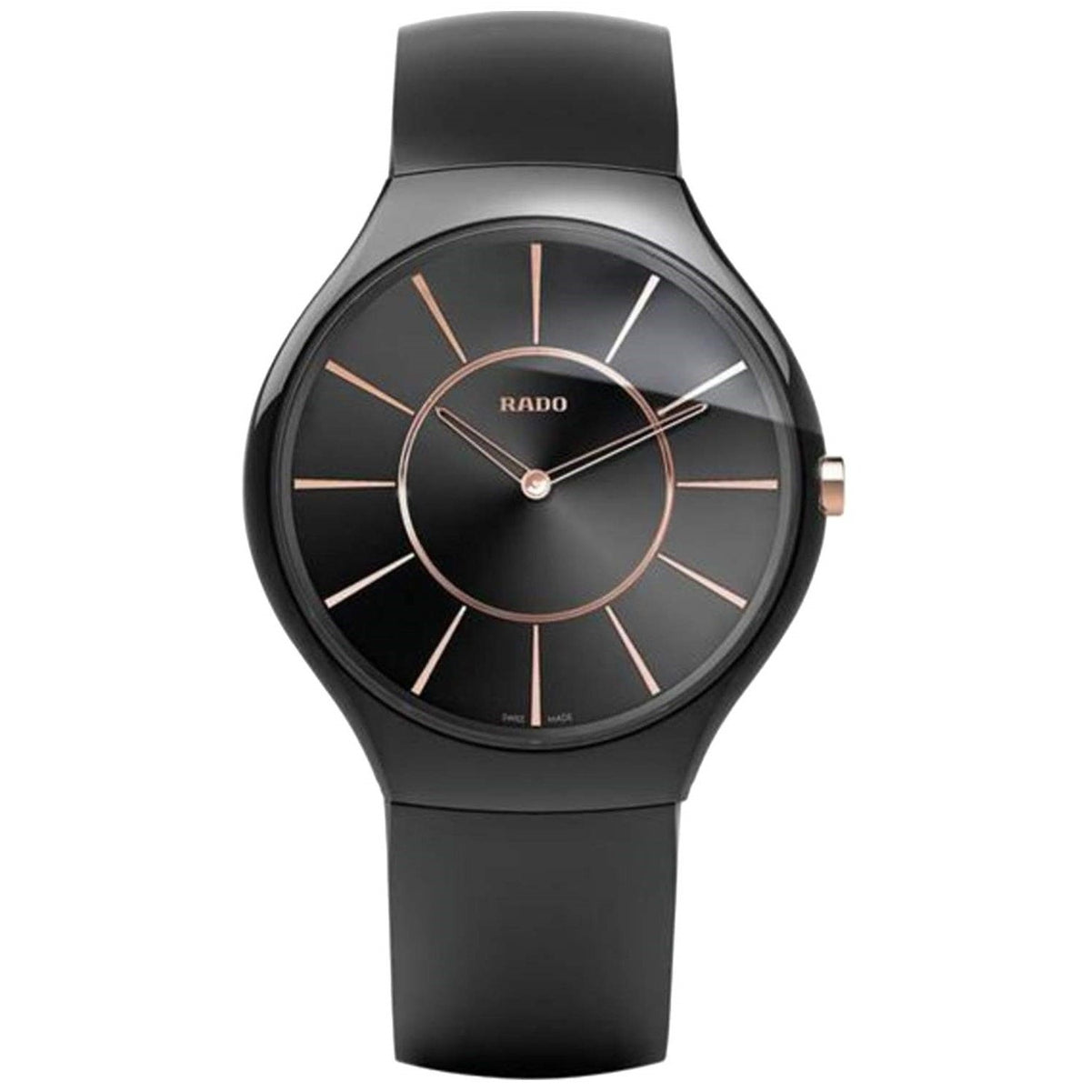 Rado Men&#39;s R27741159 Black Rubber Watch