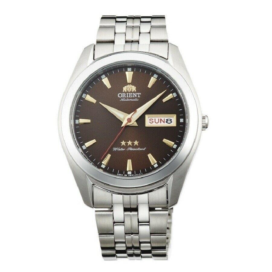 Orient Men&#39;s RA-AB0034Y19B Tri Star Stainless Steel Watch