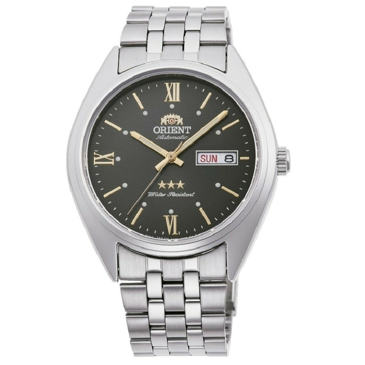 Orient Men&#39;s RA-AB0E14N19B Three Star Stainless Steel Watch