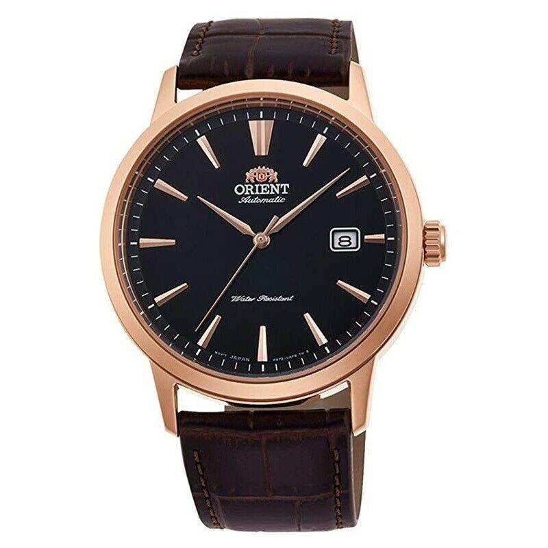 Orient Men&#39;s RA-AC0F03B10B Symphony III Brown Leather Watch