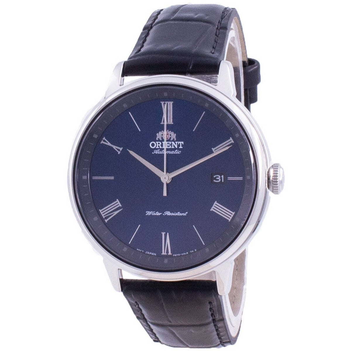 Orient Men&#39;s RA-AC0J05L10B Contemporary Classic Blue Leather Watch