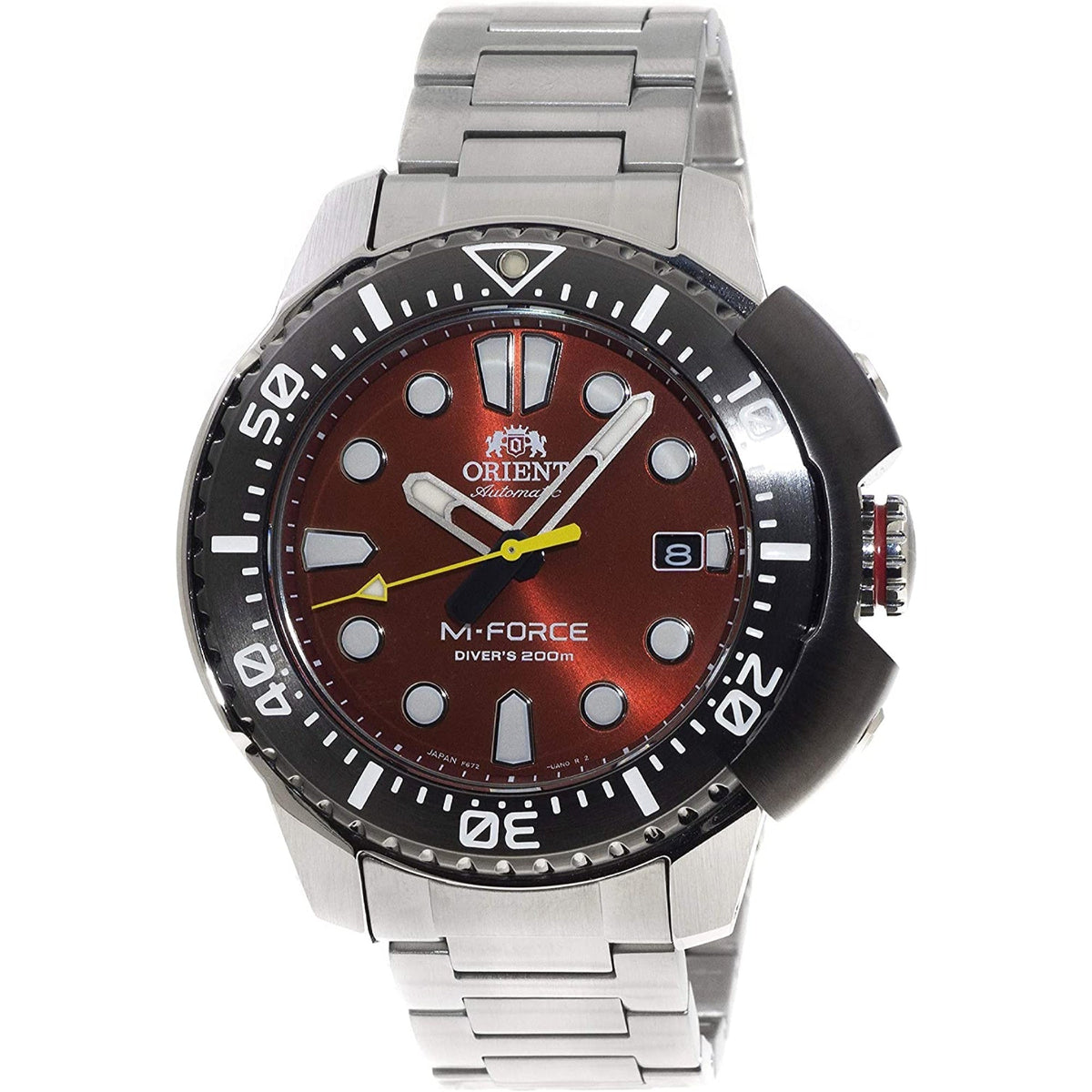 Orient Men&#39;s RA-AC0L02R00B M-Force Stainless Steel Watch