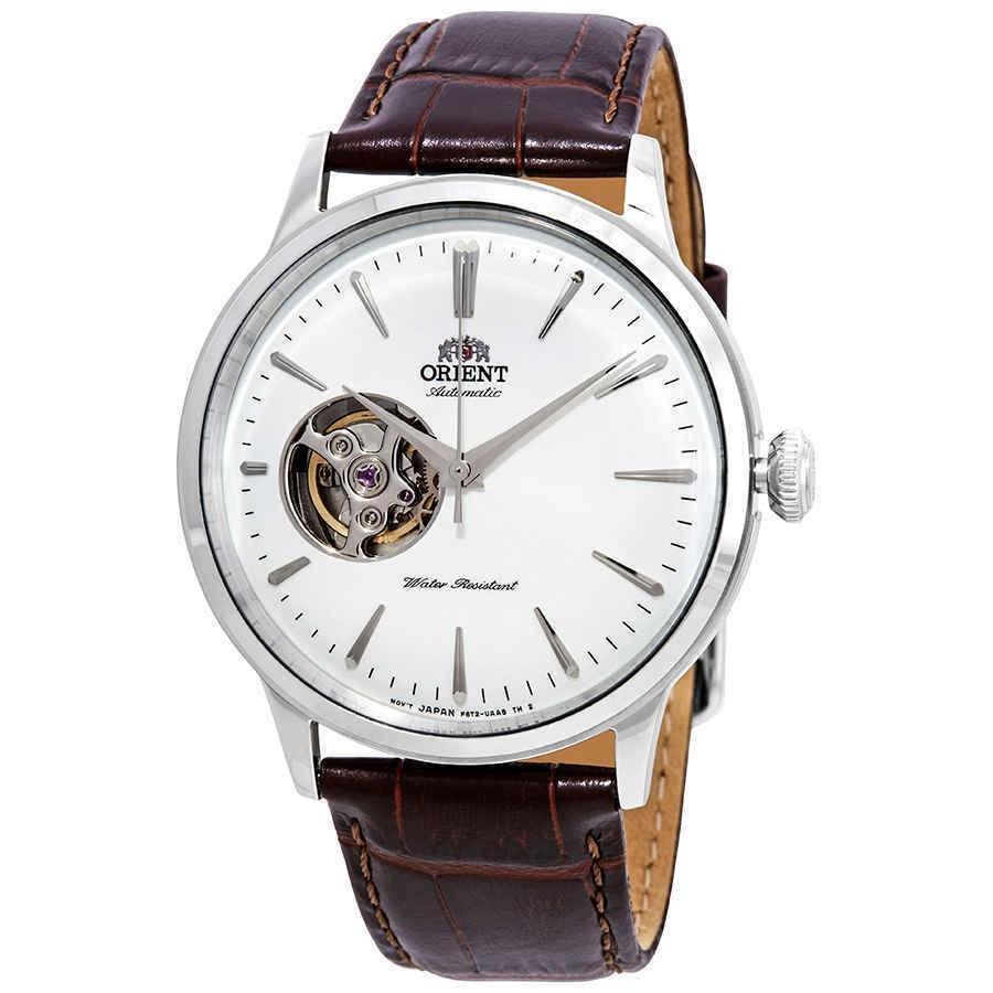 Orient Men&#39;s RA-AG0002S10B Classic Brown Leather Watch