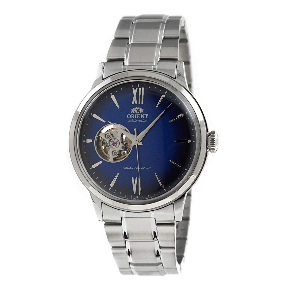 Orient Men&#39;s RA-AG0028L Helios Open Heart Stainless Steel Watch