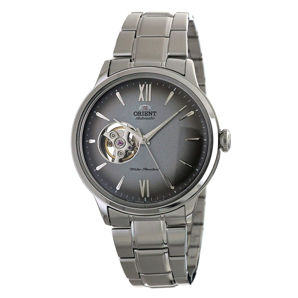 Orient Men&#39;s RA-AG0029N Helios Open Heart Stainless Steel Watch