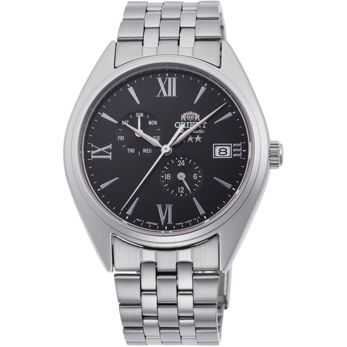 Orient Men&#39;s RA-AK0504B10B Three Star Stainless Steel Watch