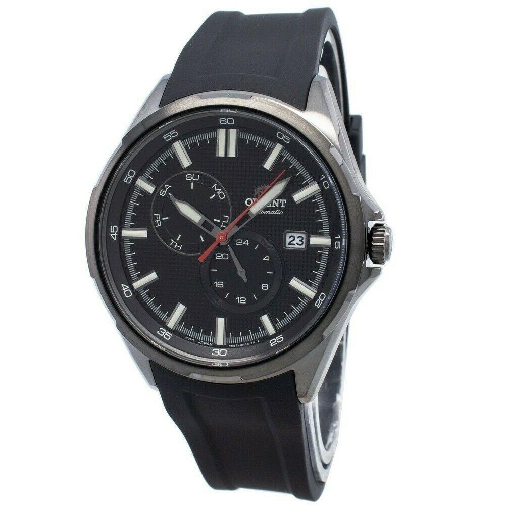 Orient Men&#39;s RA-AK0605B10B Sports Black Silicone Watch