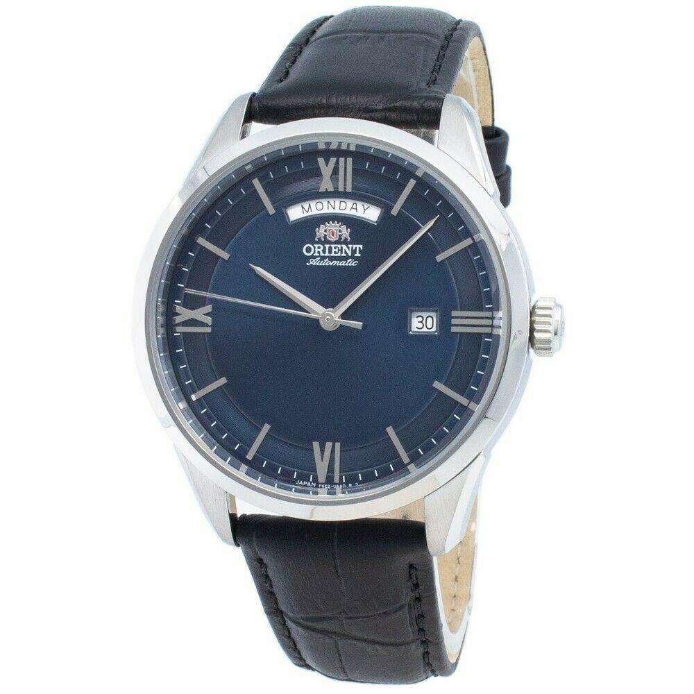 Orient Men&#39;s RA-AX0007L0HB Contemporary  Black Leather Watch