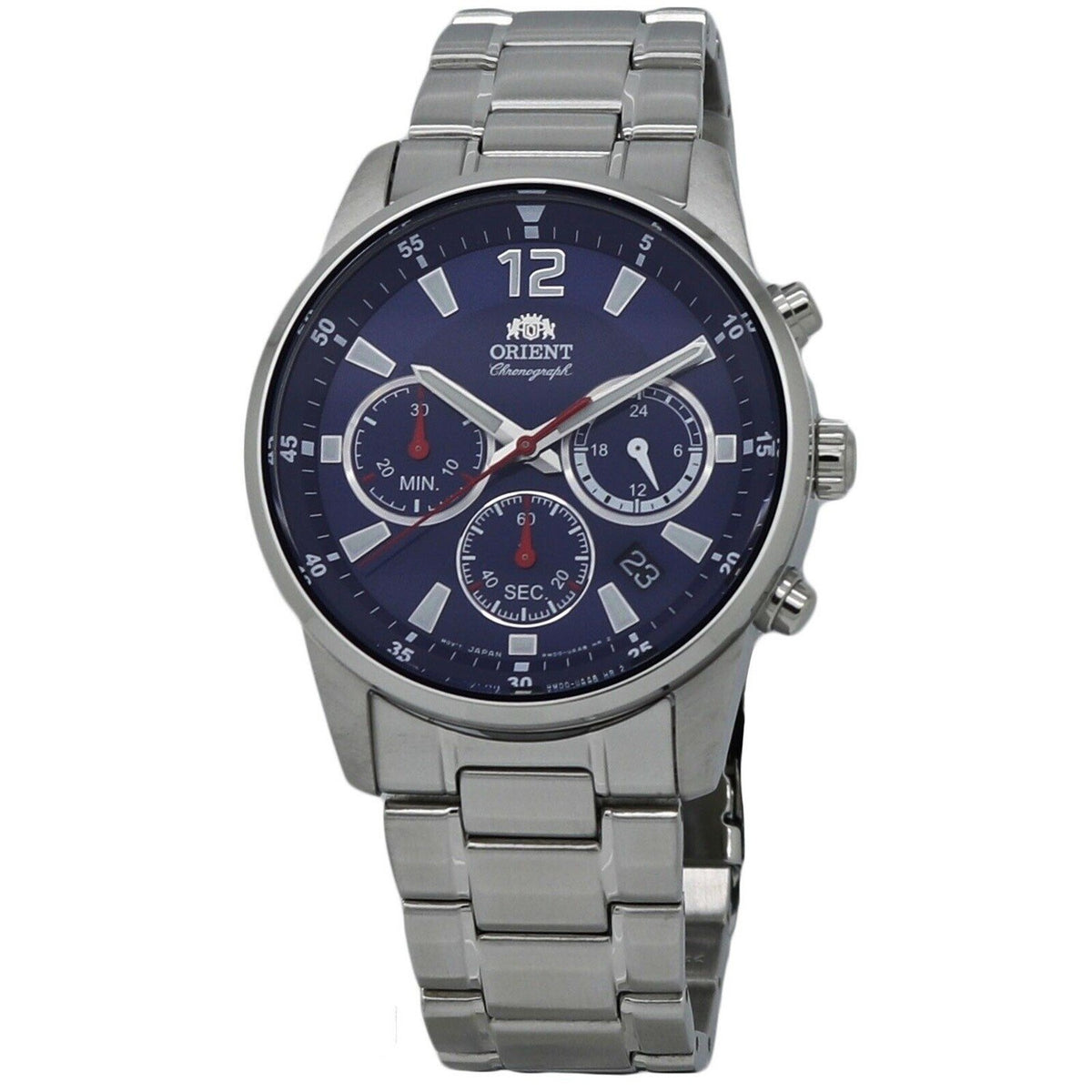 Orient Men&#39;s RA-KV0002L10B Sports Chronograph Chronograph Stainless Steel Watch