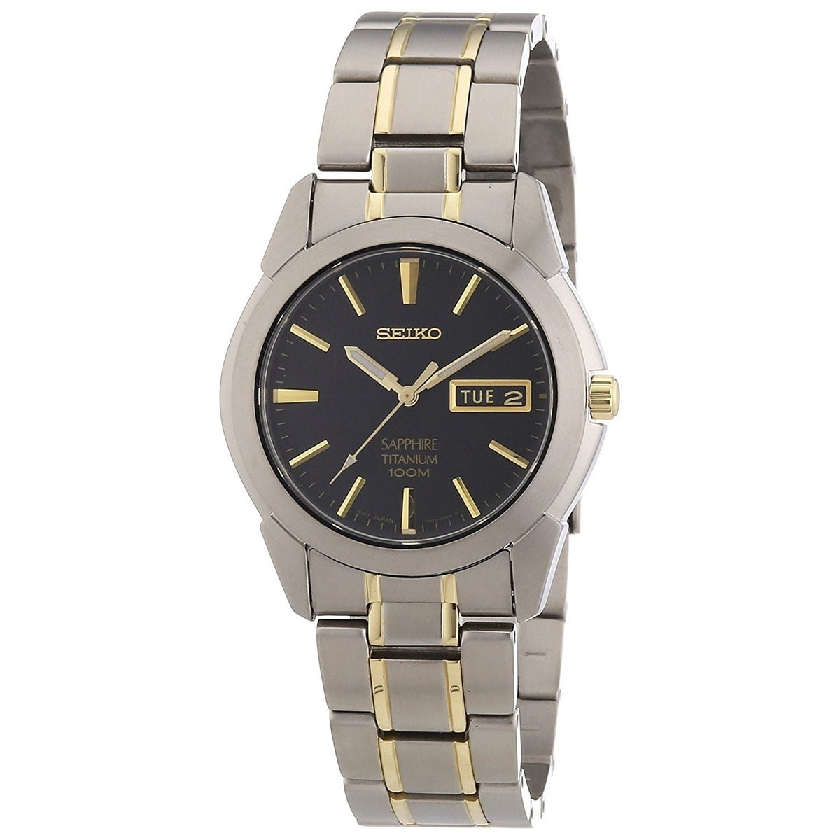 Seiko Men&#39;s SGG735 Two-Tone Titanium Watch