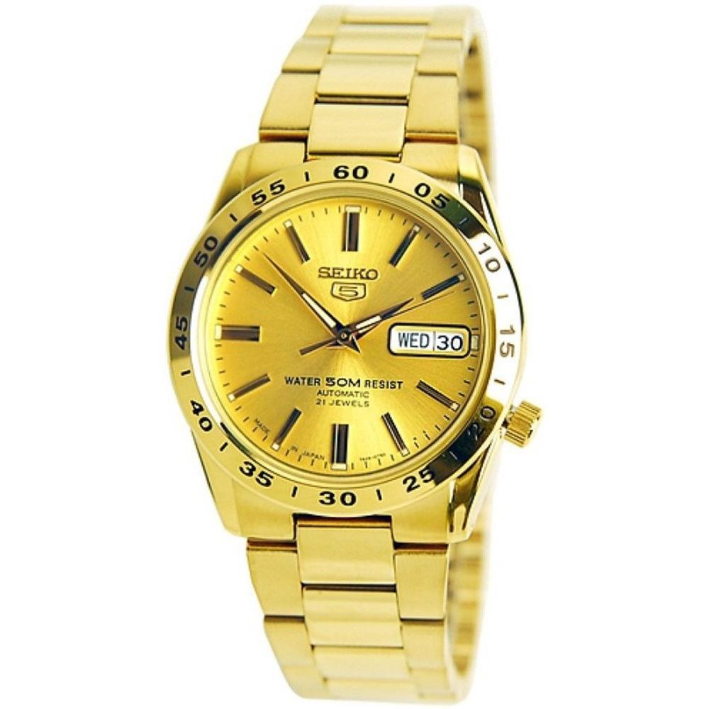 Seiko Women&#39;s SNK876 Series 5 Gold-Tone Stainless Steel Watch