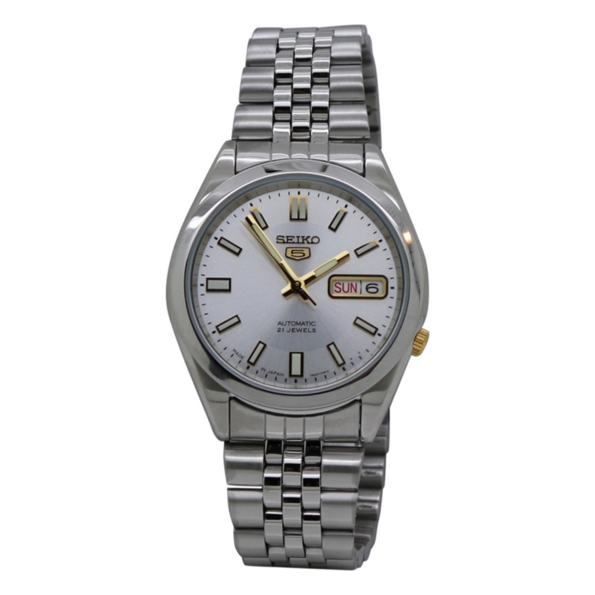 Men's SNKG39J1 Seiko 5 Stainless Steel Watch Bezali
