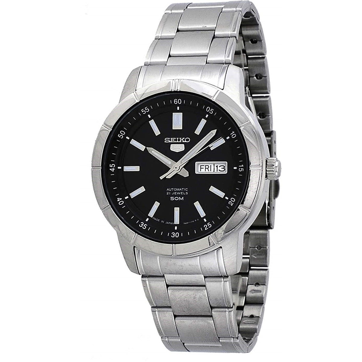 Seiko Men&#39;s SNKN55J1 Seiko 5 Stainless Steel Watch