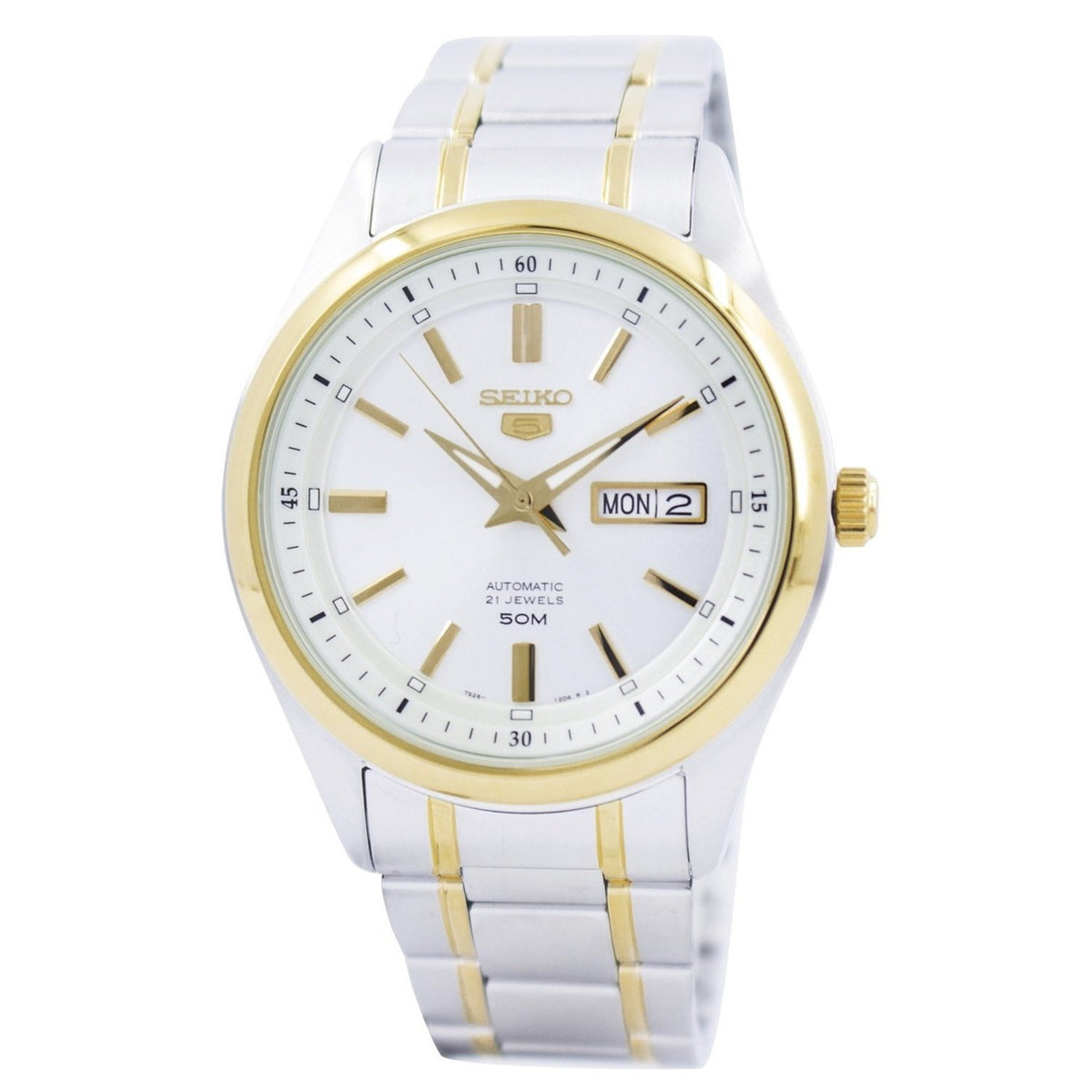 Seiko Men&#39;s SNKN92 Series 5 Two-Tone Stainless Steel Watch