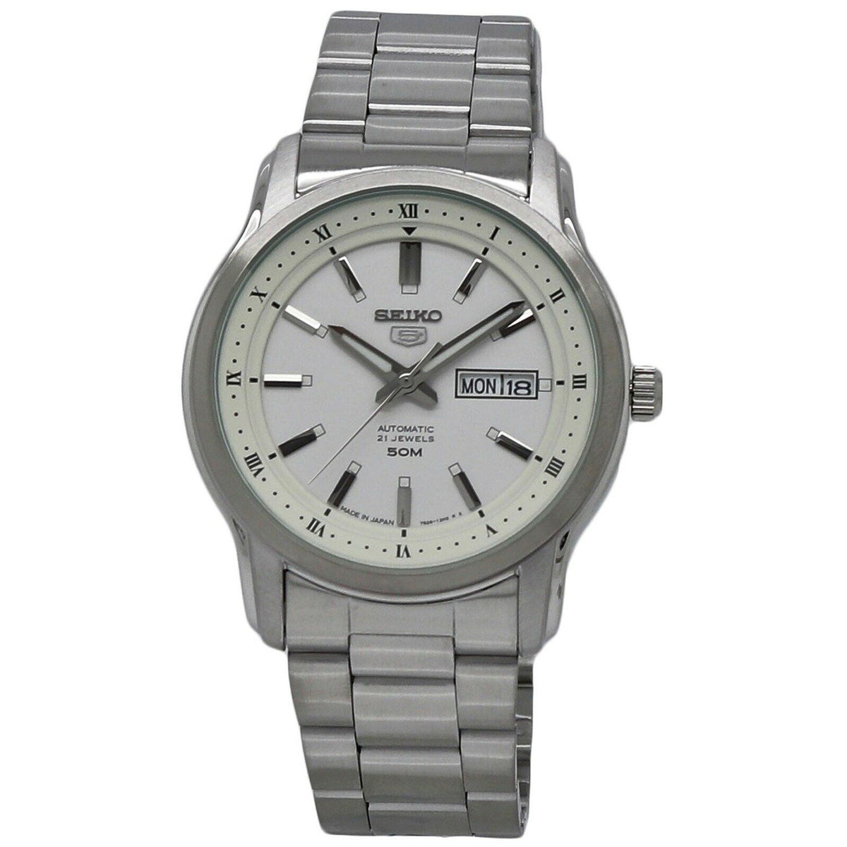 Seiko Men&#39;s SNKP09J1 Seiko 5 Stainless Steel Watch