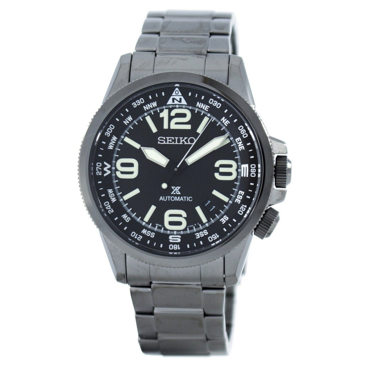 Seiko Men&#39;s SRPA73 Prospex Black Stainless Steel Watch