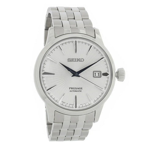 Seiko Men's SRPB77 Presage Cocktail Time Stainless Steel Watch