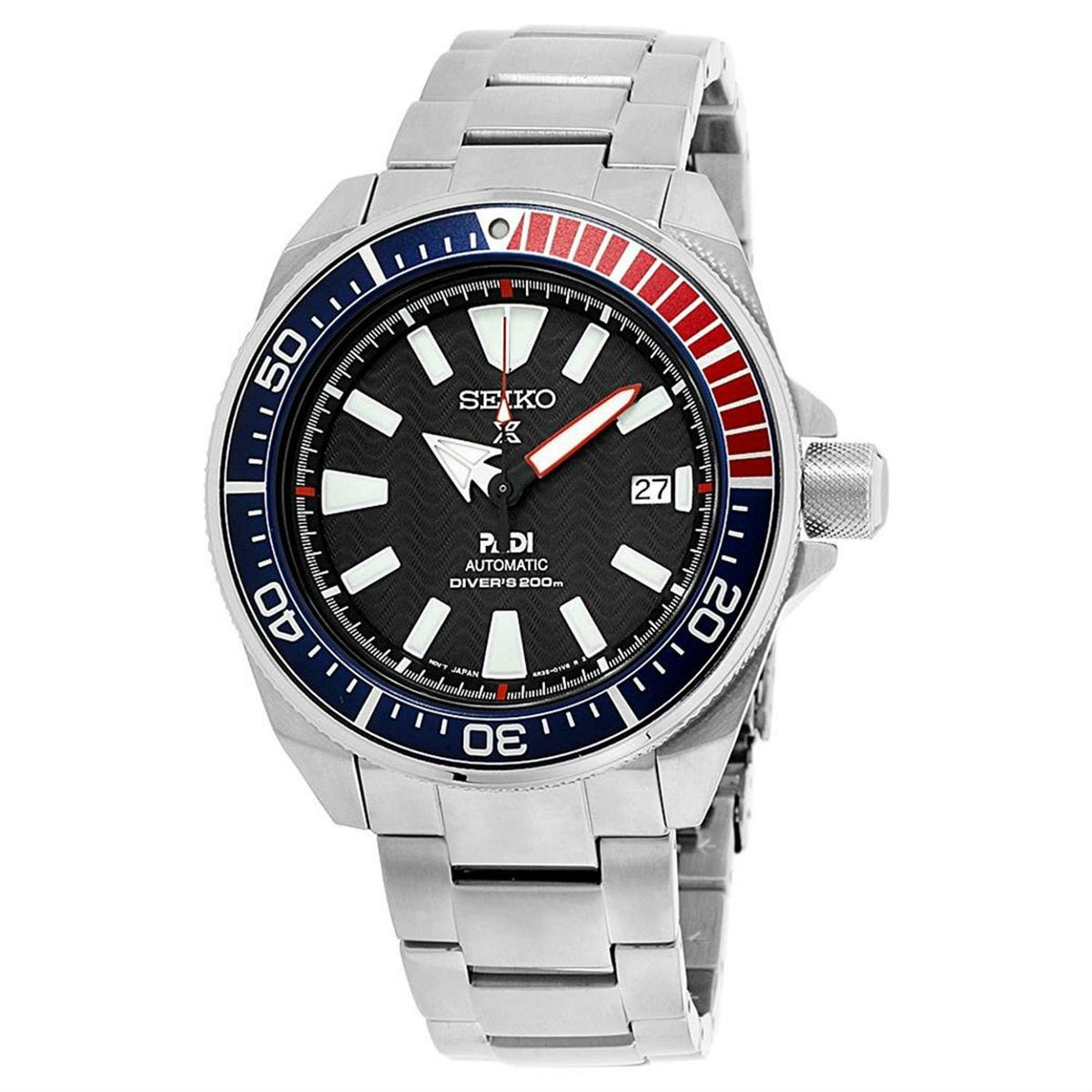 Seiko Men&#39;s SRPB99J1 Prospex PADI Stainless Steel Watch