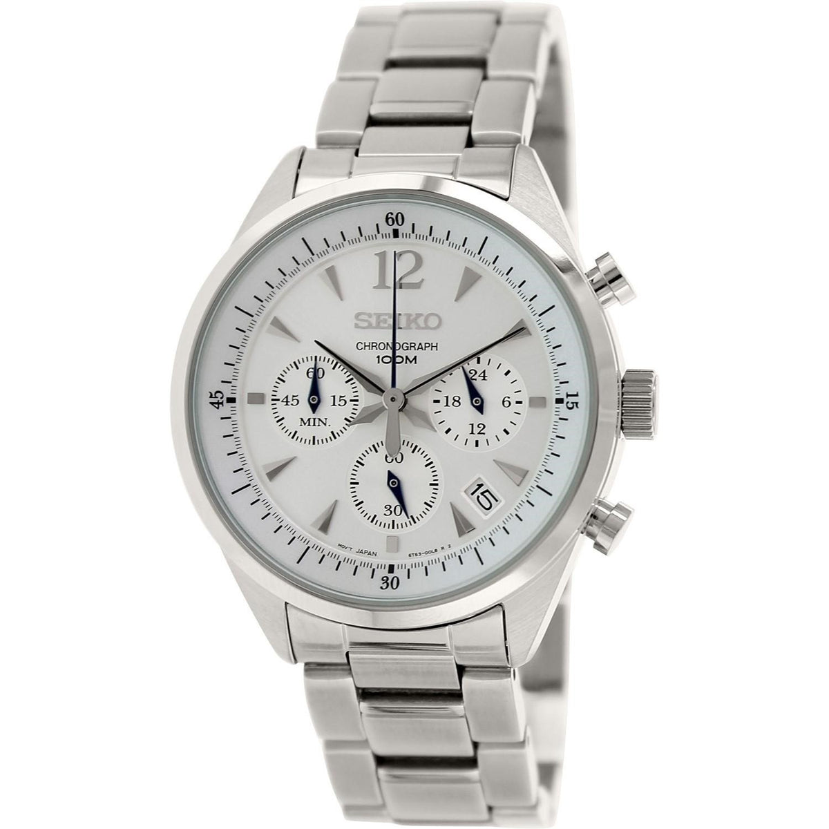 Seiko Men&#39;s SSB065 Chronograph Chronograph Stainless Steel Watch