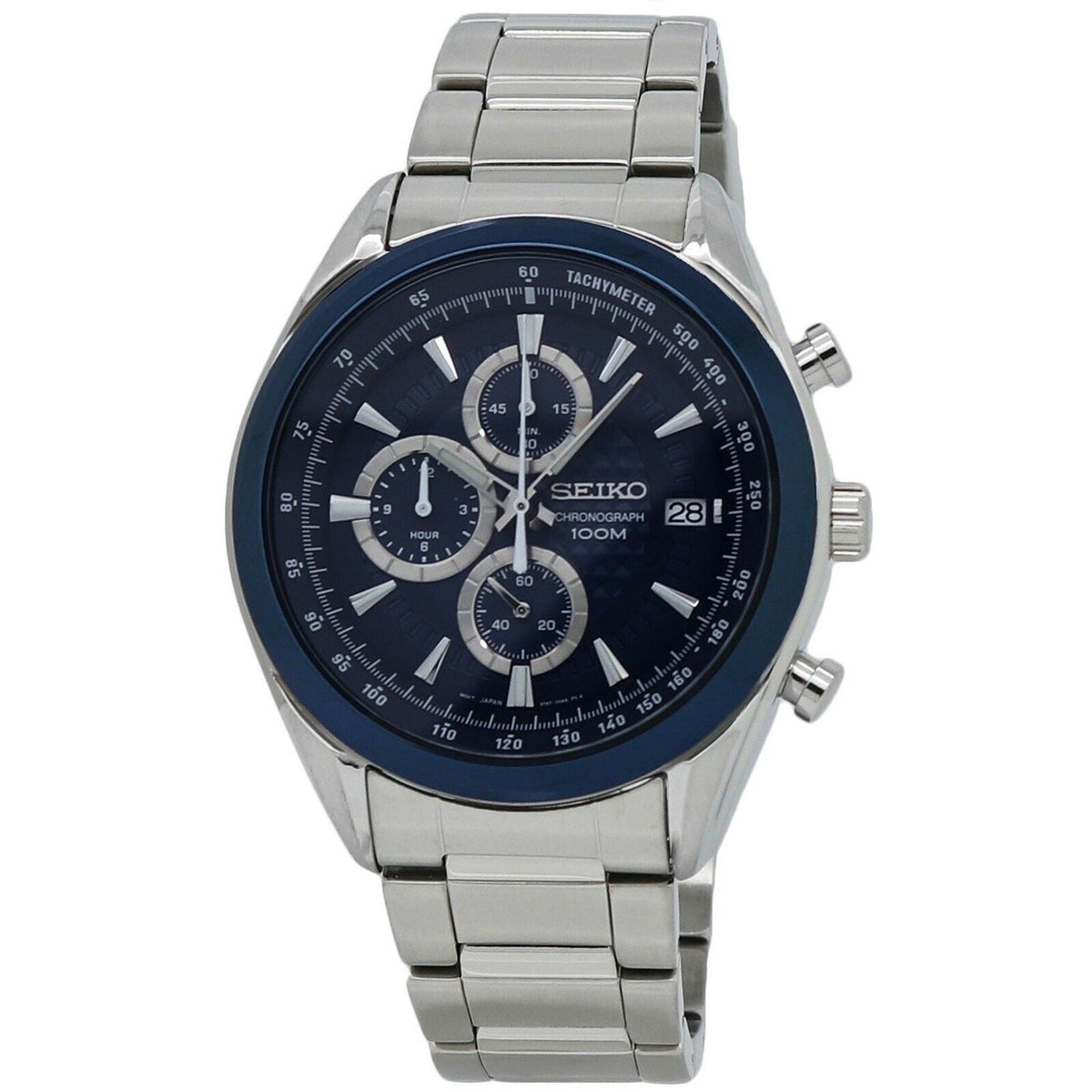 Seiko Men&#39;s SSB177 Classic Chronograph Stainless Steel Watch