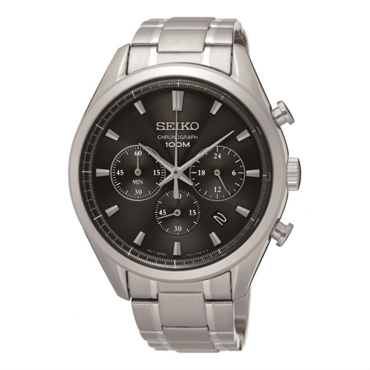 Seiko Men&#39;s SSB225 Chronograph Chronograph Stainless Steel Watch