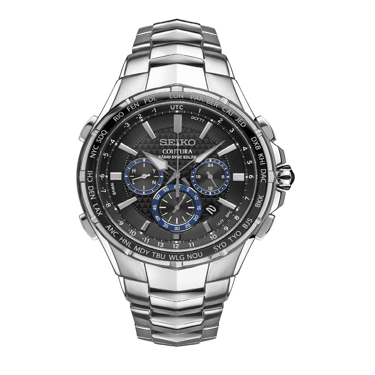 Seiko Men&#39;s SSG009 Coutura Chronograph Stainless Steel Watch