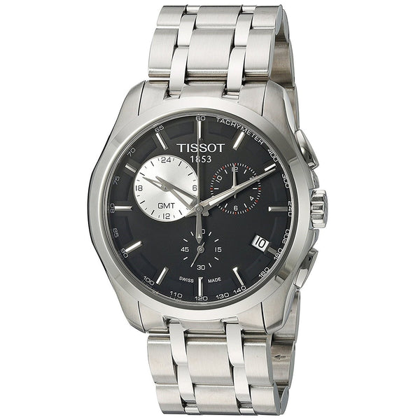 Tissot Men's T0354391105100 Couturier Chronograph Stainless Steel Watc ...