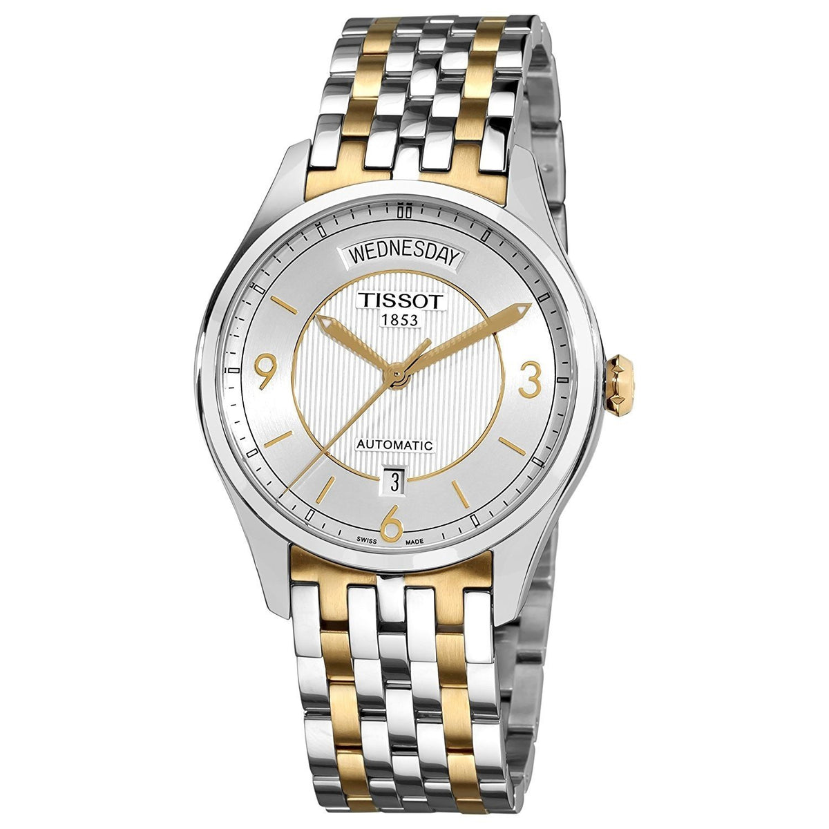 Tissot Women&#39;s T0382072203700 T-One Automatic Two-Tone Stainless Steel Watch