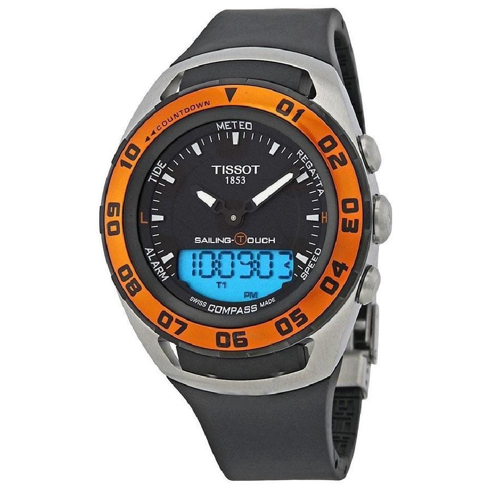 Tissot Men s T0564202705102 Sailing Touch Analog Digital Black