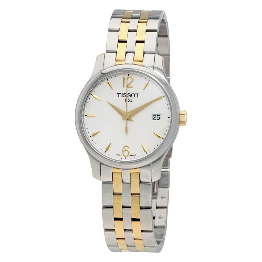 Tissot Women&#39;s T0632102203700 T-Classic Tradition Two-Tone Stainless Steel Watch