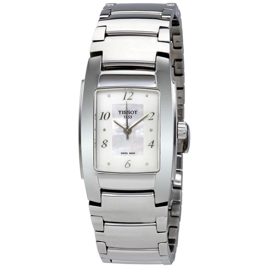 Tissot Women s T0733101111600 T 10 Stainless Steel Watch Bezali