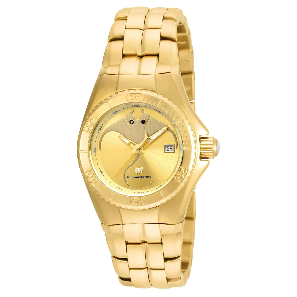 TechnoMarine Women&#39;s TM-115186 Cruise Dream Gold-Tone Stainless Steel Watch