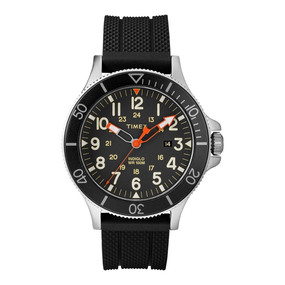 Timex Men&#39;s TW2R60600 Allied Coastline Black Rubber Watch