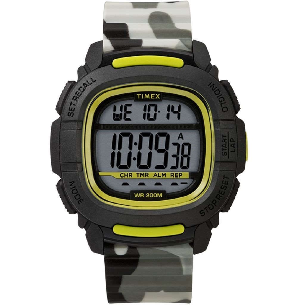 Timex Men&#39;s TW5M26600 Boost Digital Camo Silicone Watch