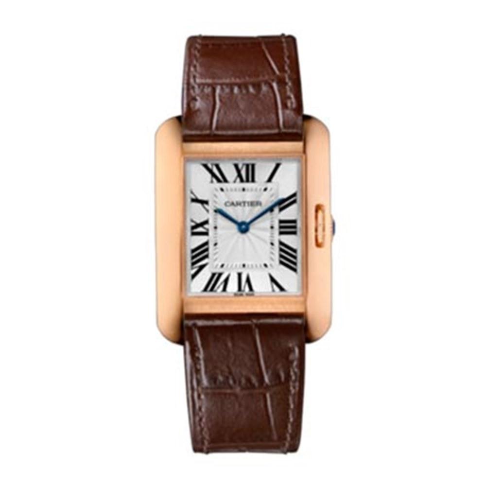 Cartier Women s W5310042 Tank Brown Leather Watch Bezali