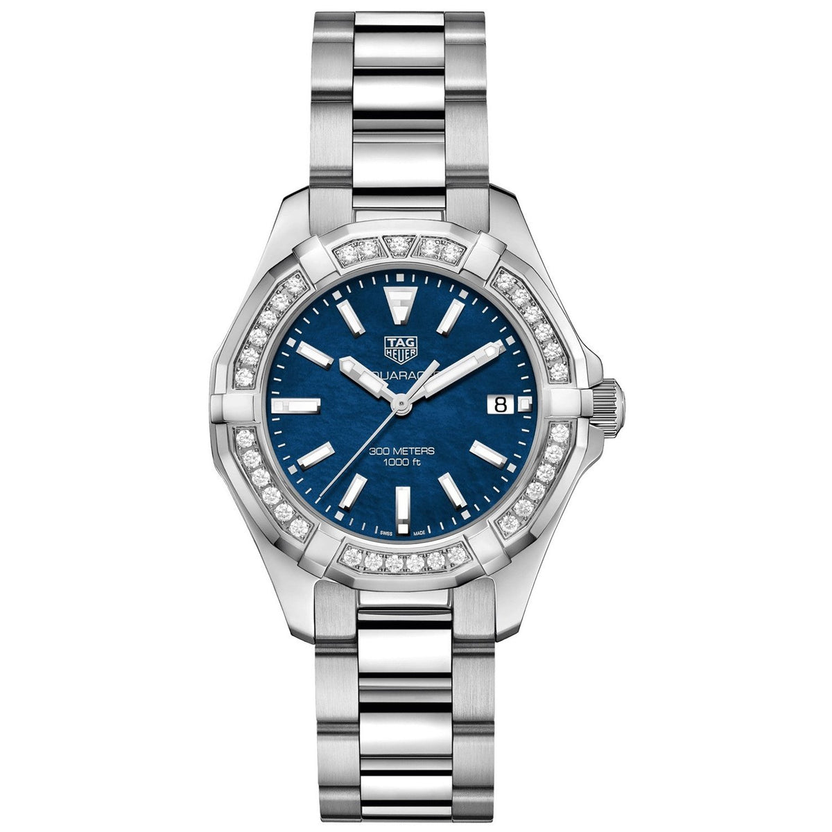 Tag Heuer Women&#39;s WAY131N.BA0748 Aquaracer Diamond Stainless Steel Watch