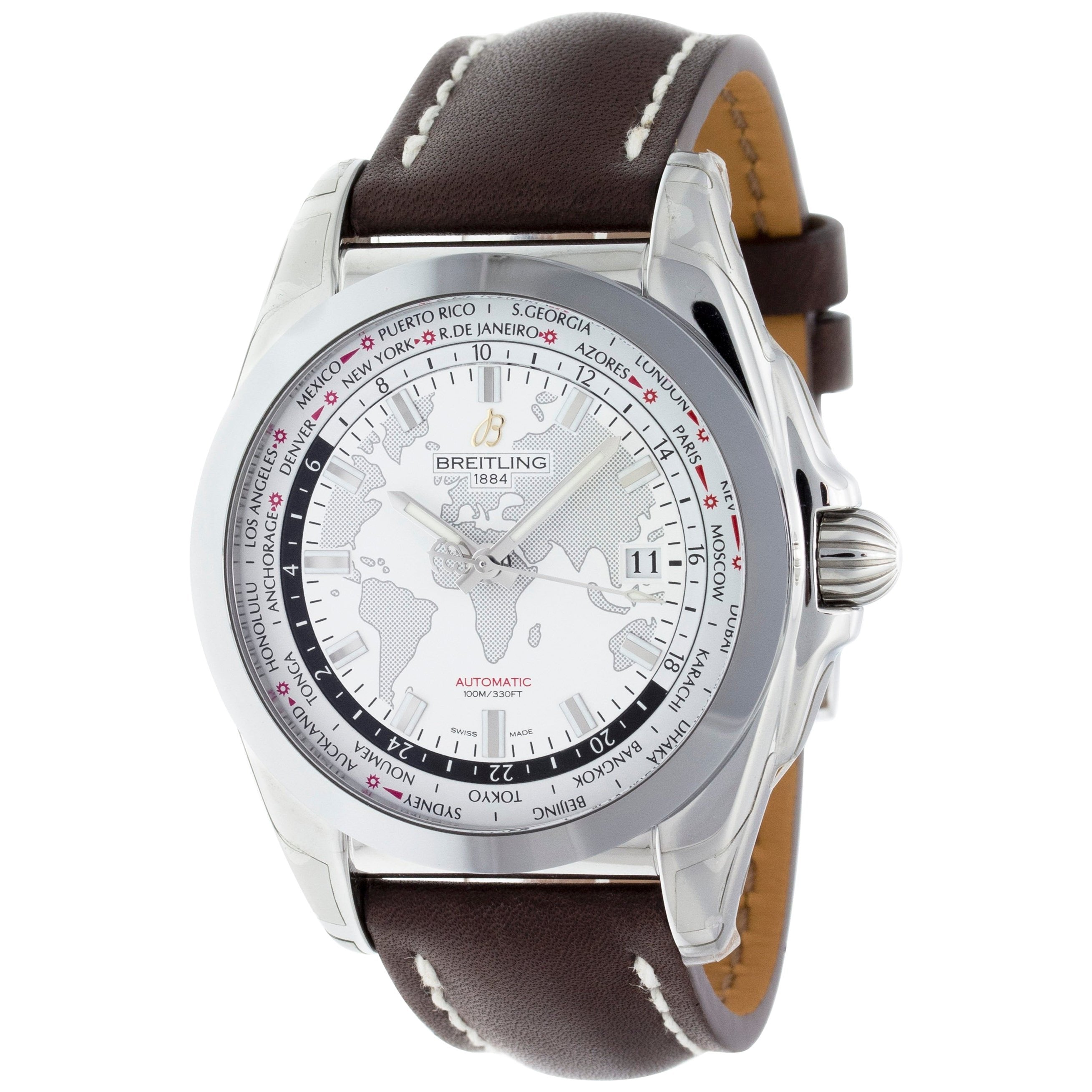 Breitling world map watch hot sale