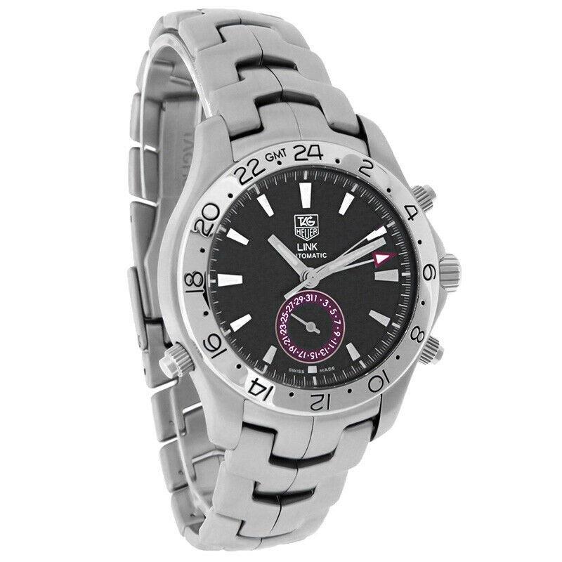 Tag Heuer Men's CT1111.BA0550 Link Chronograph Stainless Steel Watch -  Bezali