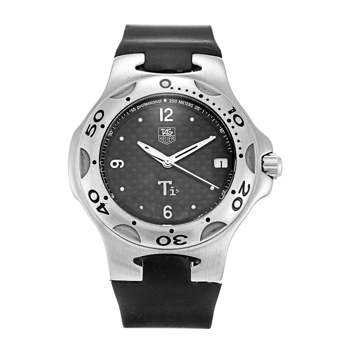 Tag Heuer Men&#39;s WL1181.FT6000 Kirium Black Rubber Watch