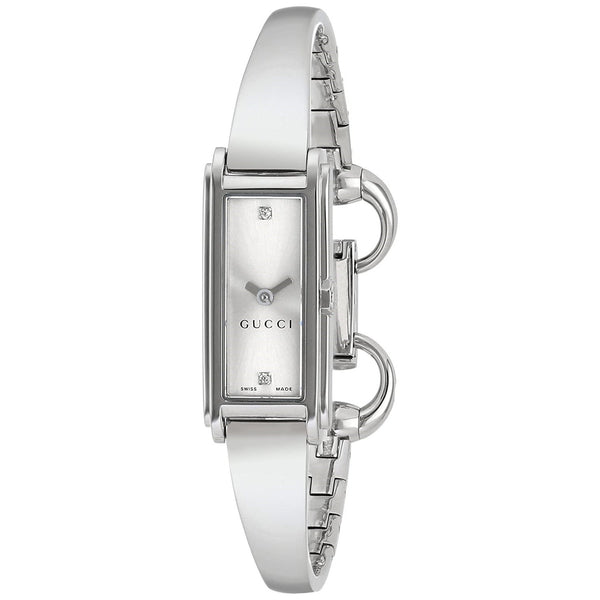 Gucci Women's YA109519 G-Line Diamond Stainless Steel Watch - Bezali