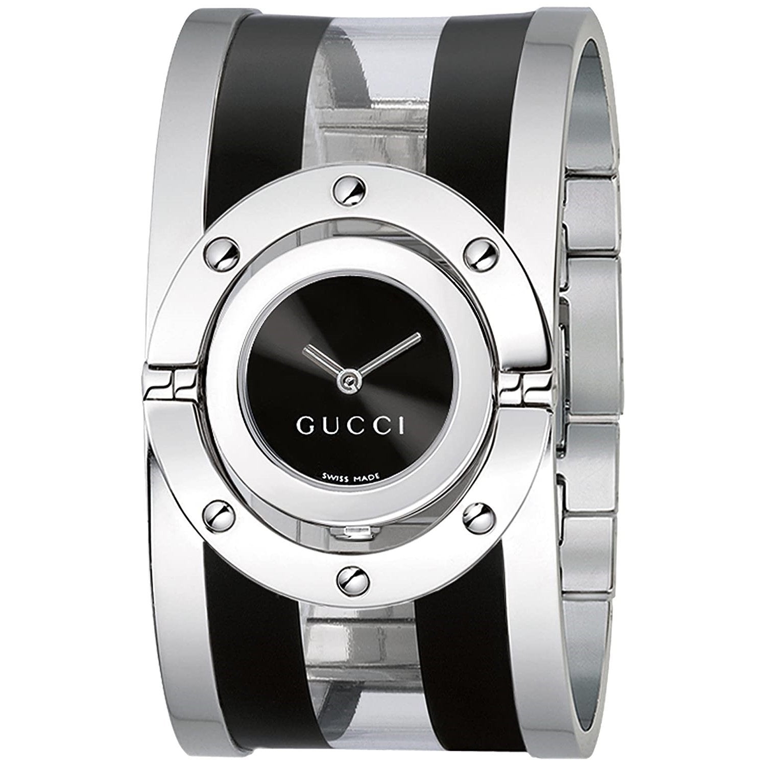 Gucci twirl stainless steel watch best sale