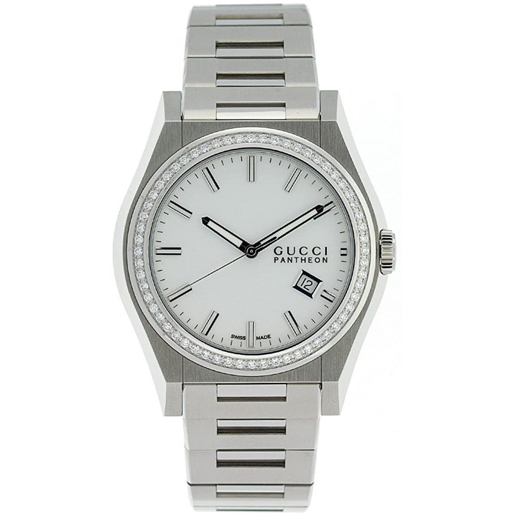 Gucci Men's YA115214 115 Pantheon Stainless Steel Watch - Bezali