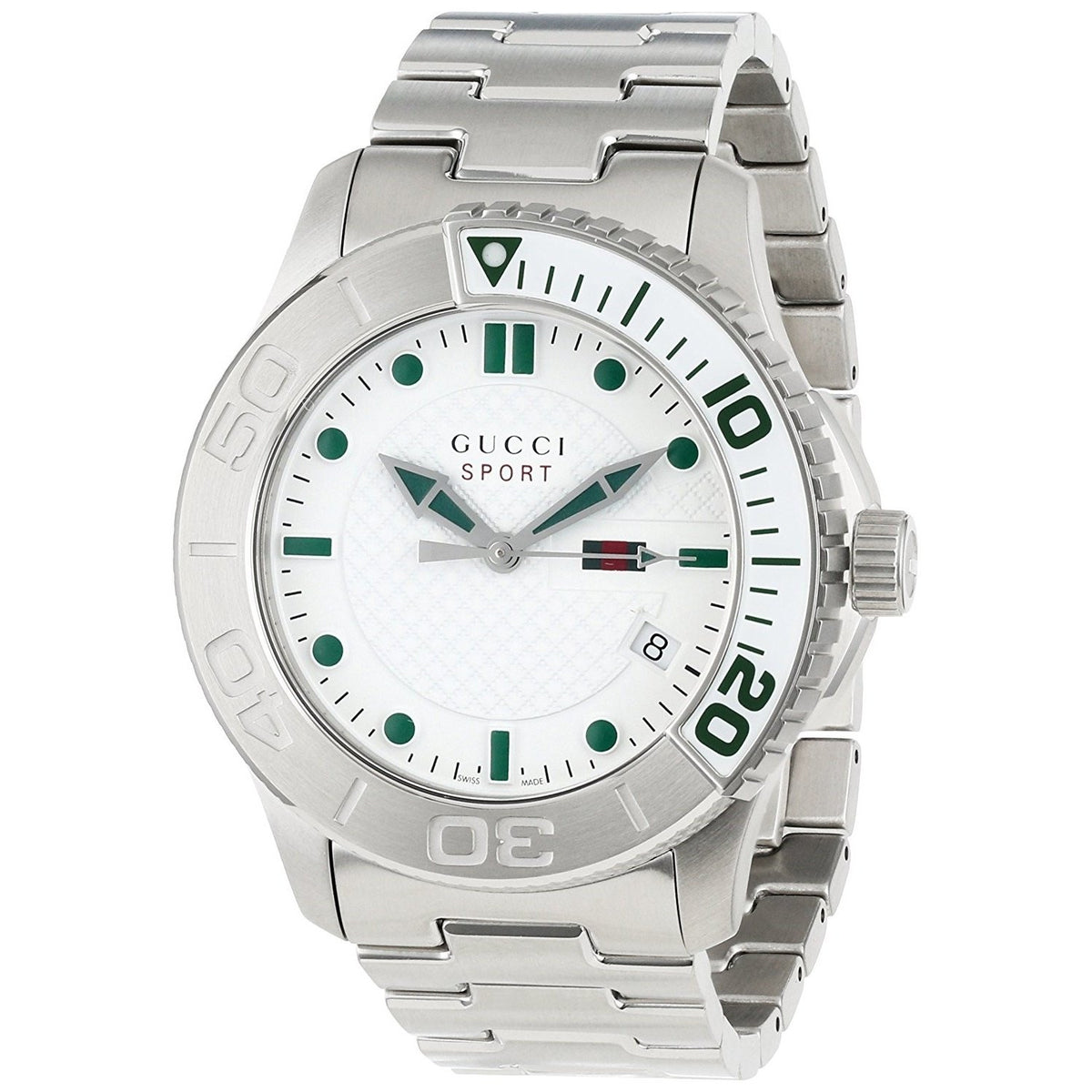 Gucci Men's YA126232 G-Timeless Sport Stainless Steel Watch - Bezali