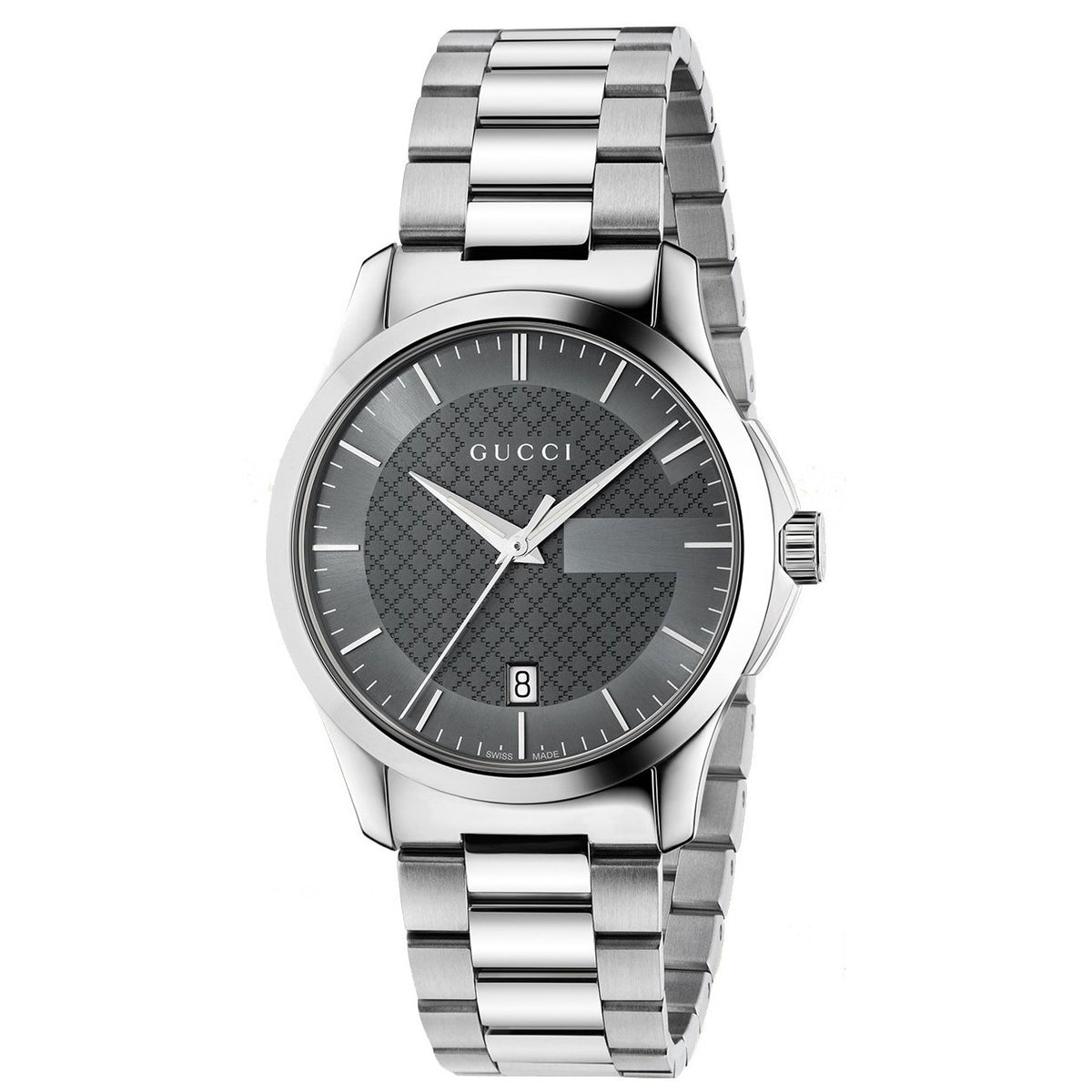 Gucci Men&#39;s YA126441 G-Timeless Stainless Steel Watch