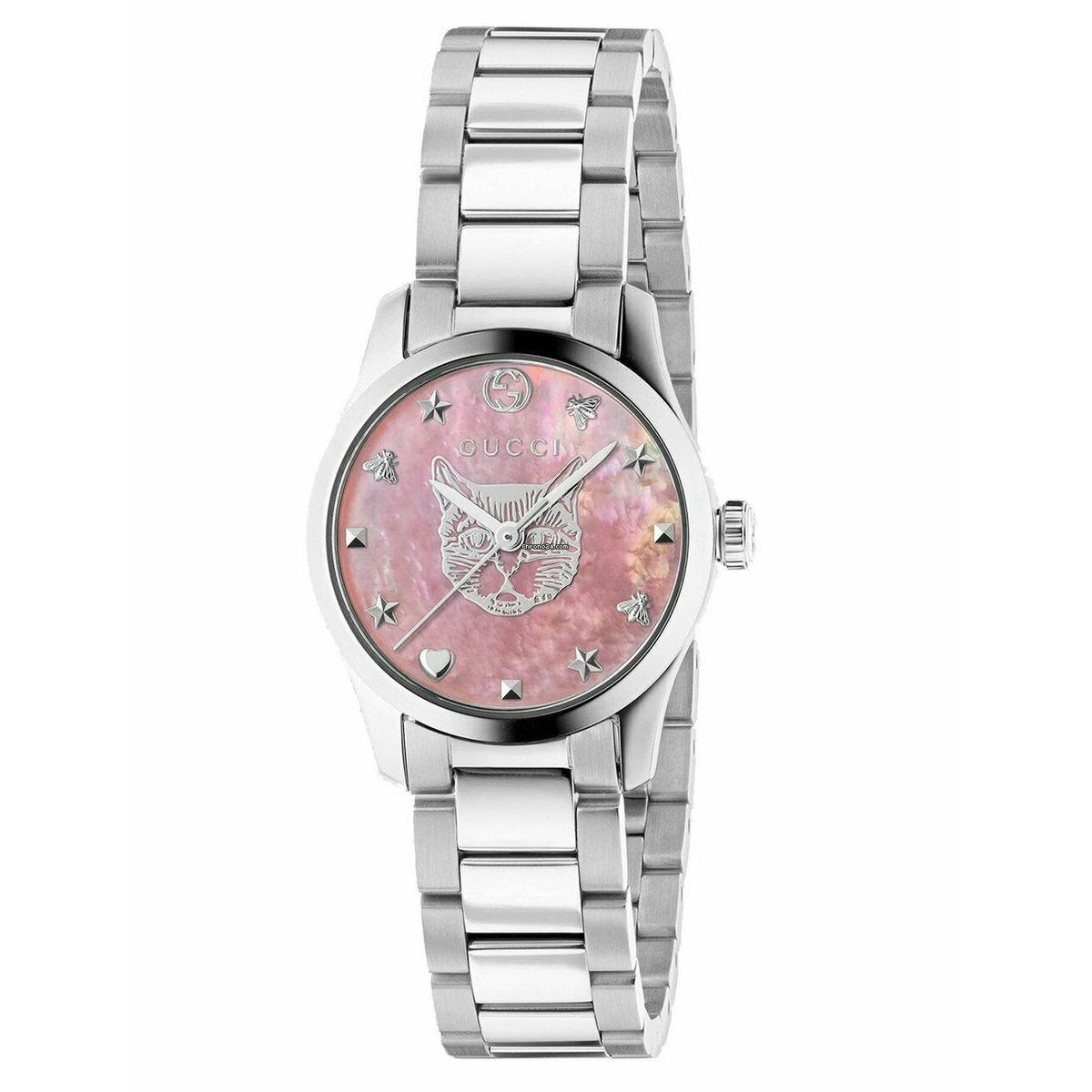 Gucci Women&#39;s YA1265013 G-Timeless Stainless Steel Watch